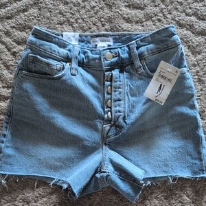 Good American Light Blue Jean Shorts